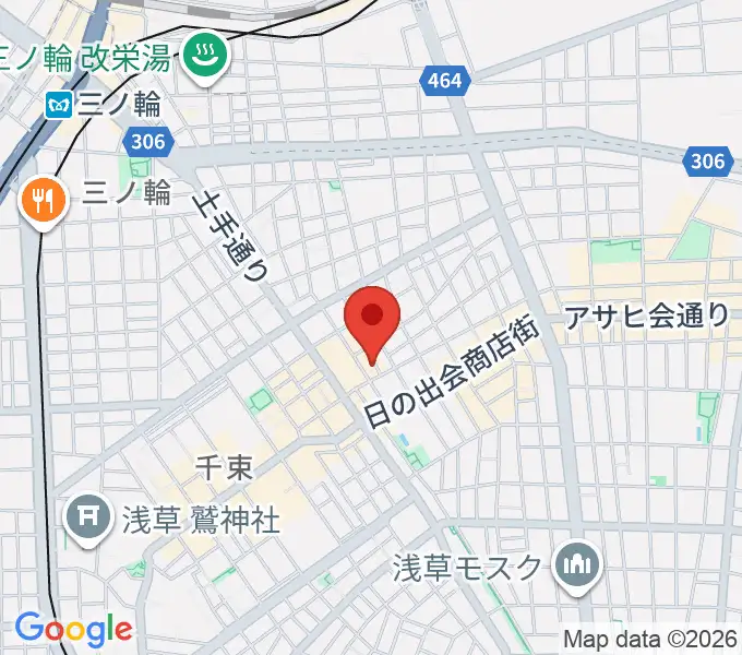 佐藤秀也サウンドスクールの地図