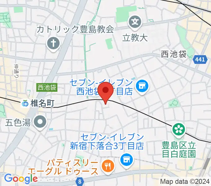 ぴあピアノ教室の地図