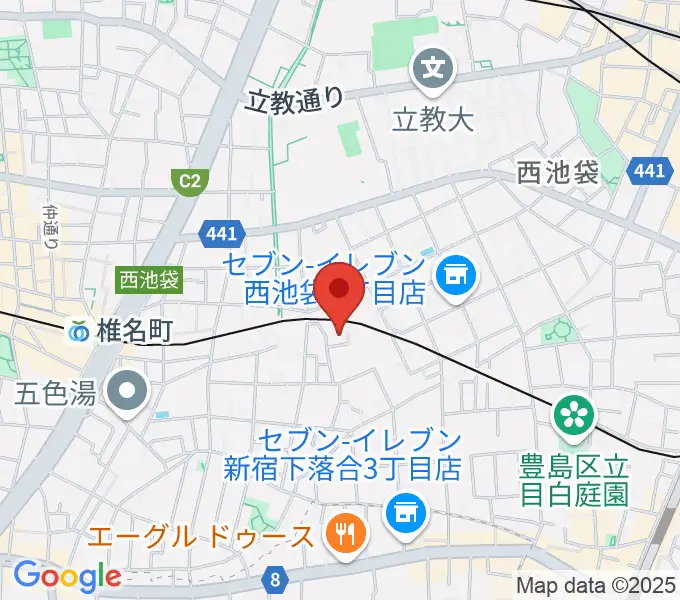 ぴあピアノ教室の地図