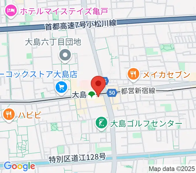 英会話とピアノの教室グローリーアカデミーの地図