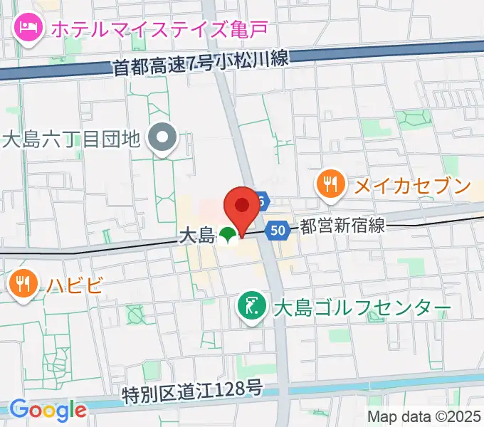 グローリーアカデミーの地図
