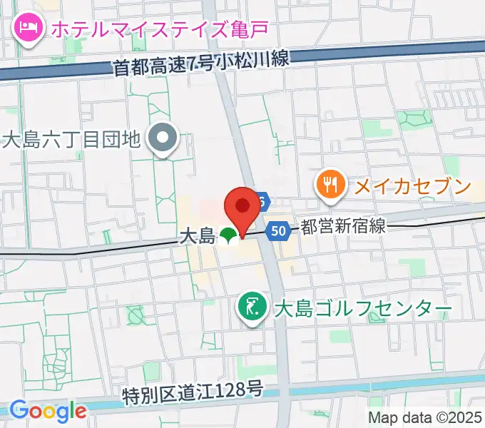 グローリーアカデミーの地図