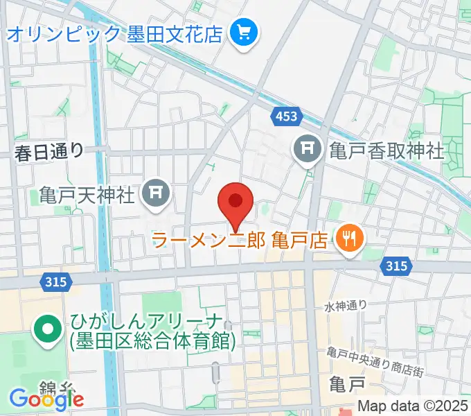 メロディポシェットの地図