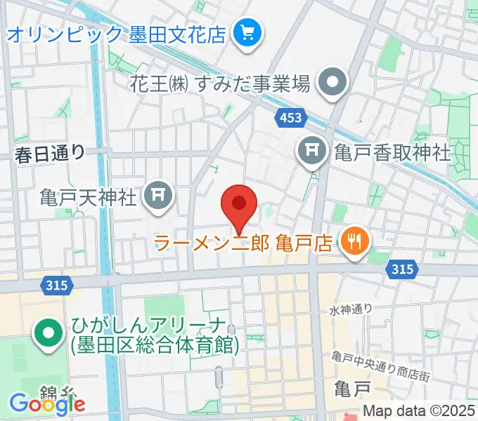 メロディポシェットの地図