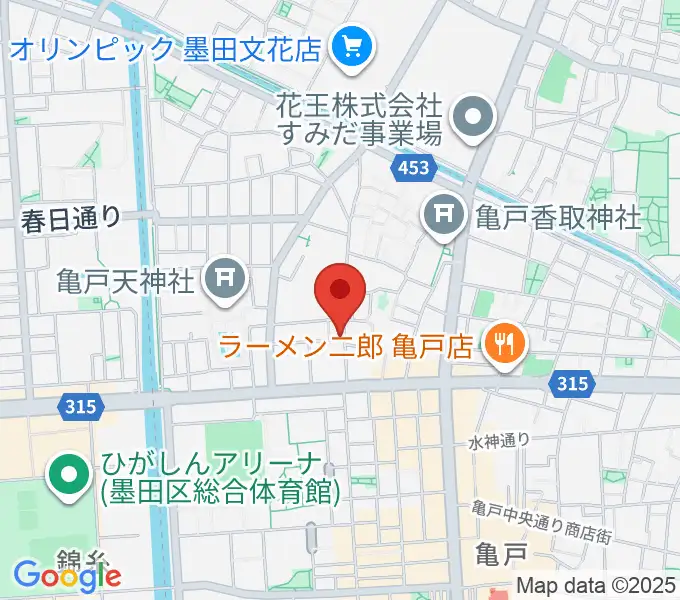 メロディポシェットの地図
