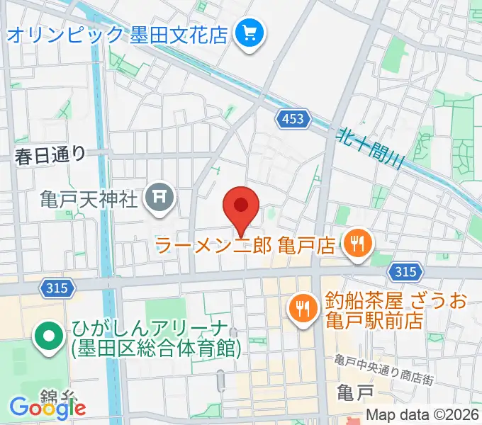 メロディポシェットの地図