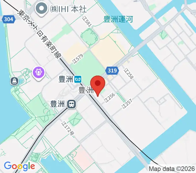 Re-music とよす音楽教室の地図