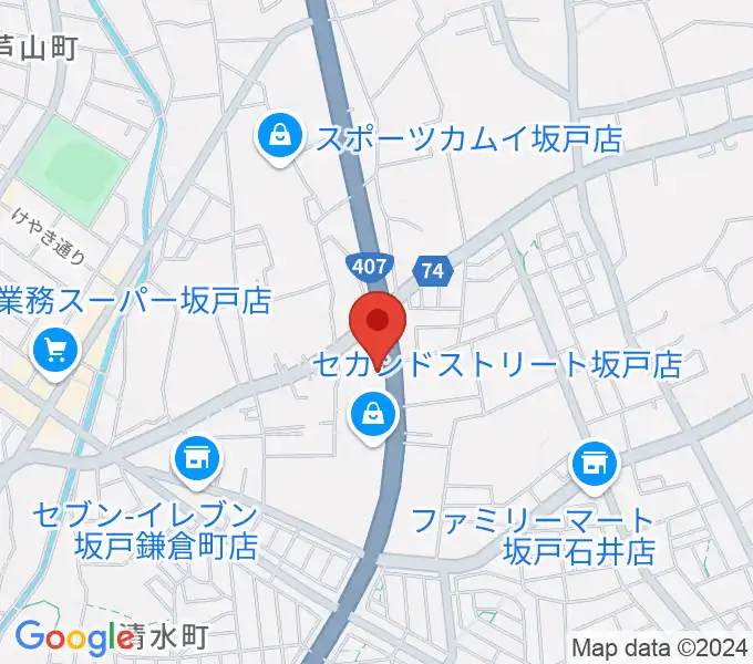 わかば楽器 ライブスペースリディムの地図