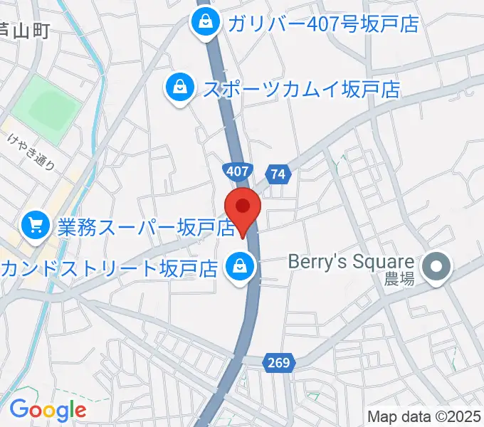 わかば楽器 ライブスペースリディムの地図