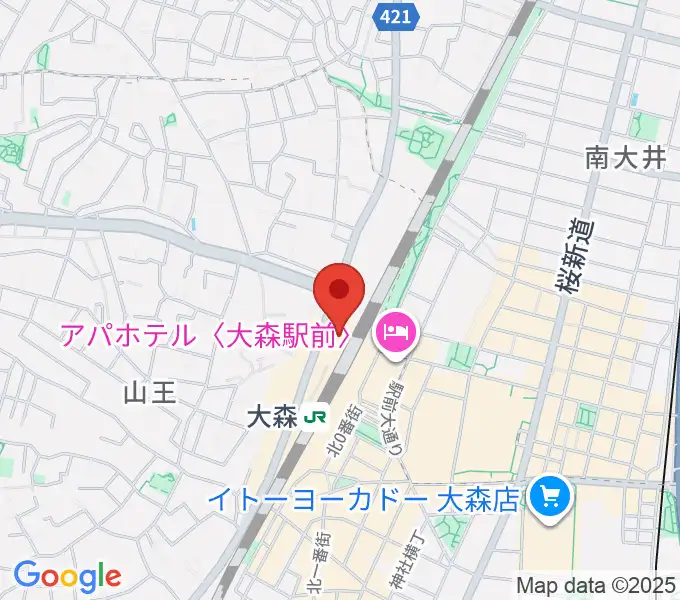 Mミュージックの地図
