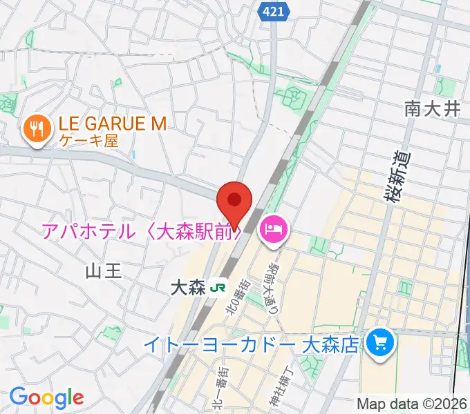 Mミュージックの地図