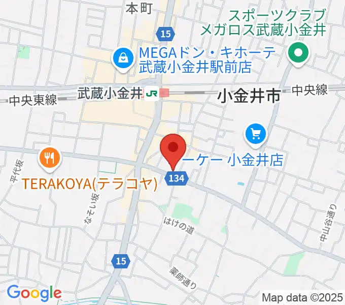 またよし真理ピアノ教室の地図