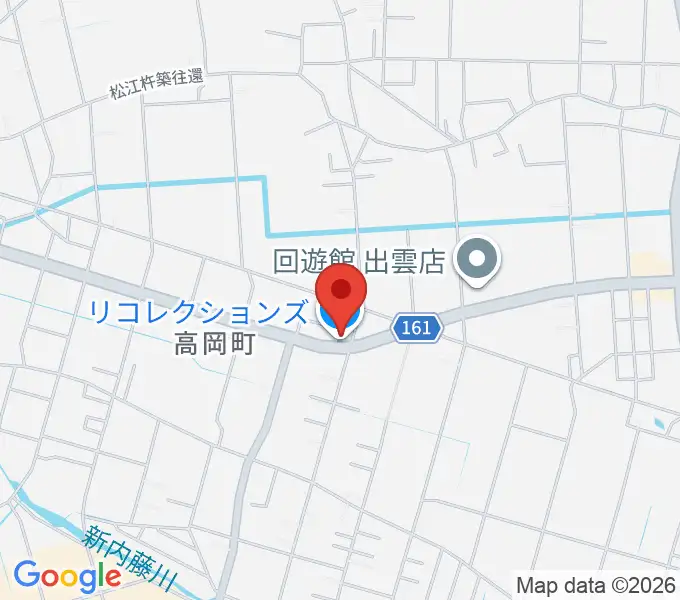 楽器買取リコレクションズの地図