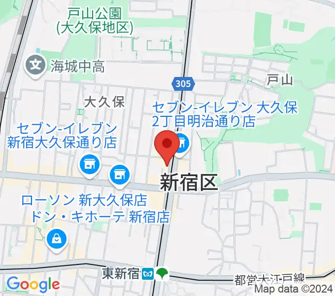 新宿グラムシュタインの地図