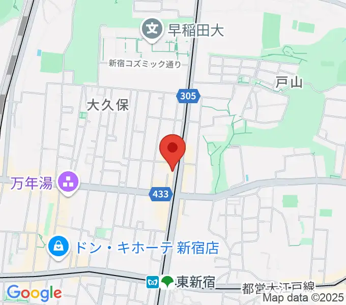 新宿グラムシュタインの地図