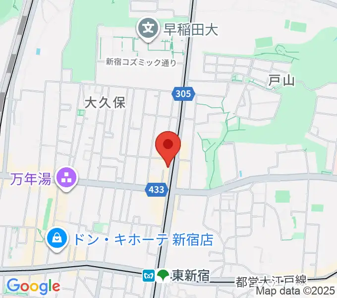 新宿グラムシュタインの地図