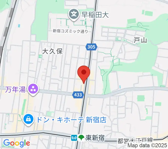 新宿グラムシュタインの地図