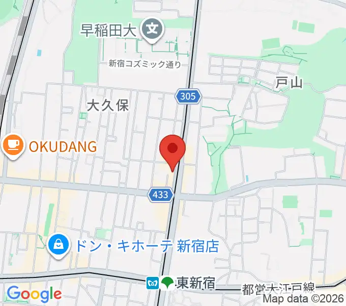 新宿グラムシュタインの地図