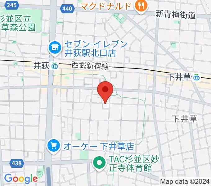 n.a.m.の地図