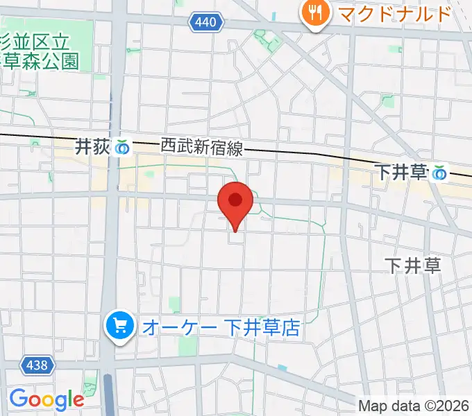 n.a.m.の地図