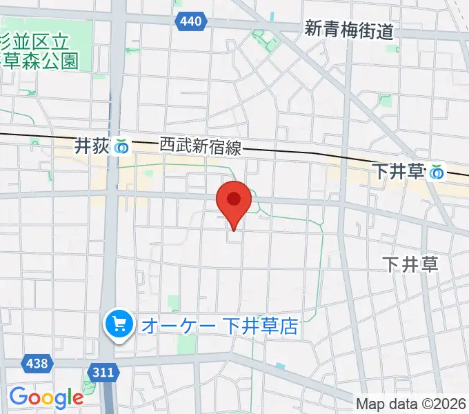 n.a.m.の地図