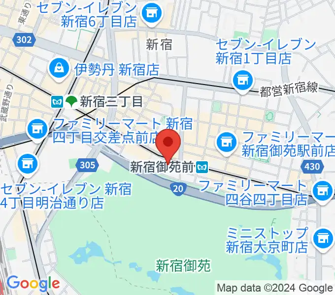 アーツミュージックスクールの地図