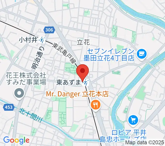 日本二胡学院の地図