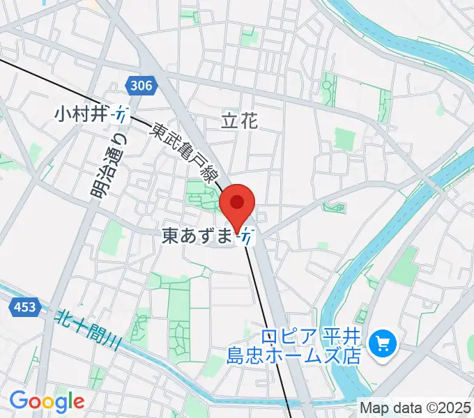 日本二胡学院の地図