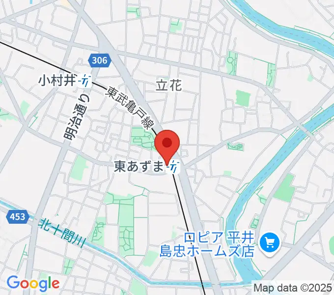 日本二胡学院の地図