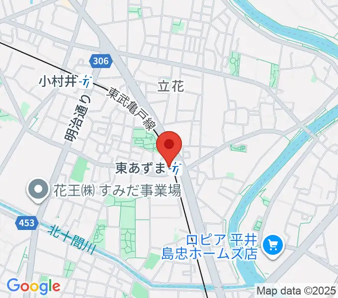 日本二胡学院の地図