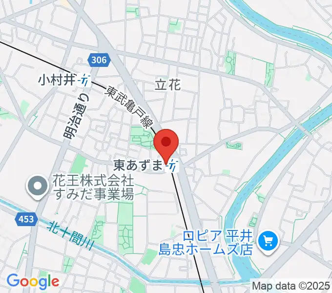 日本二胡学院の地図