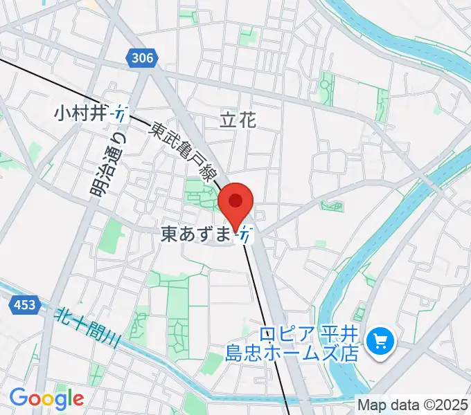 日本二胡学院の地図
