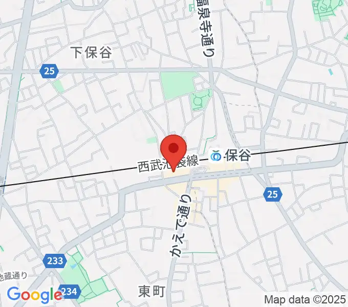 サウンドオフィス・コアの地図