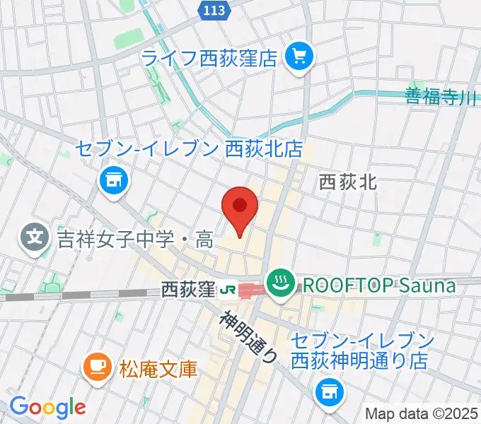 GUITARS MARKETの地図