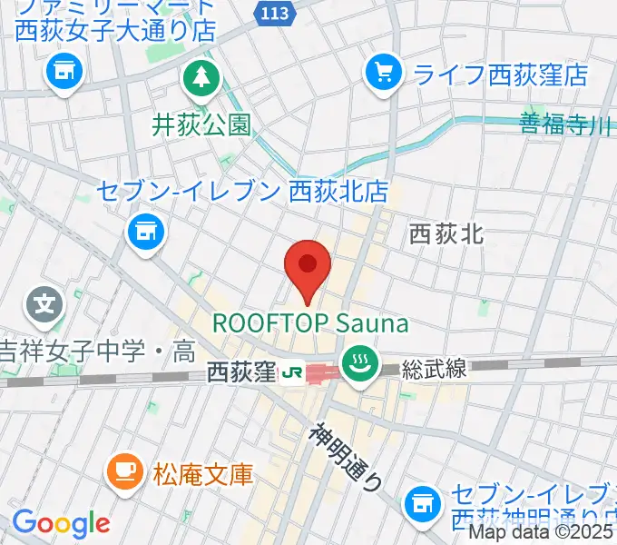 GUITARS MARKETの地図