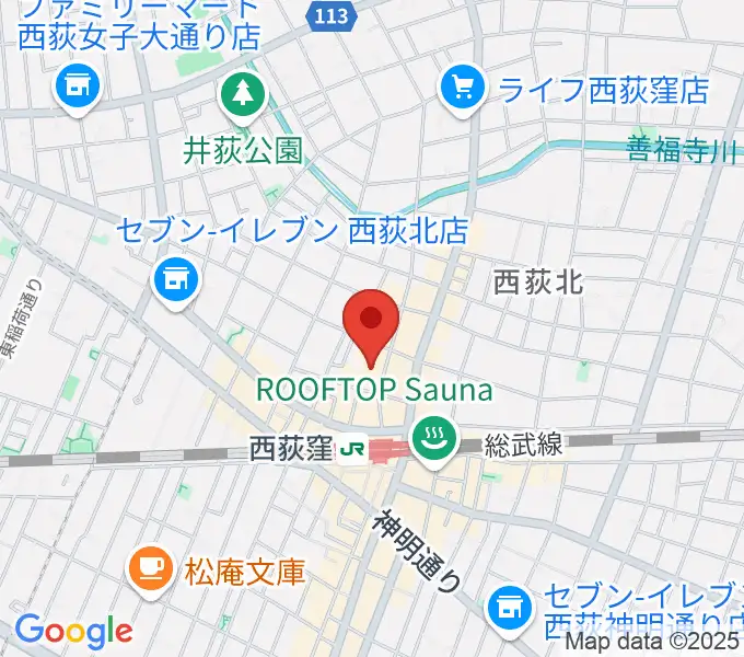 GUITARS MARKETの地図