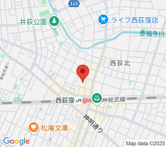 GUITARS MARKETの地図