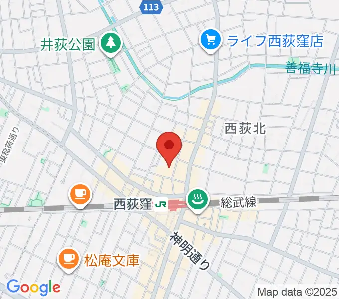 GUITARS MARKETの地図