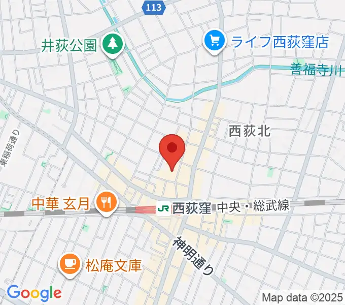 GUITARS MARKETの地図