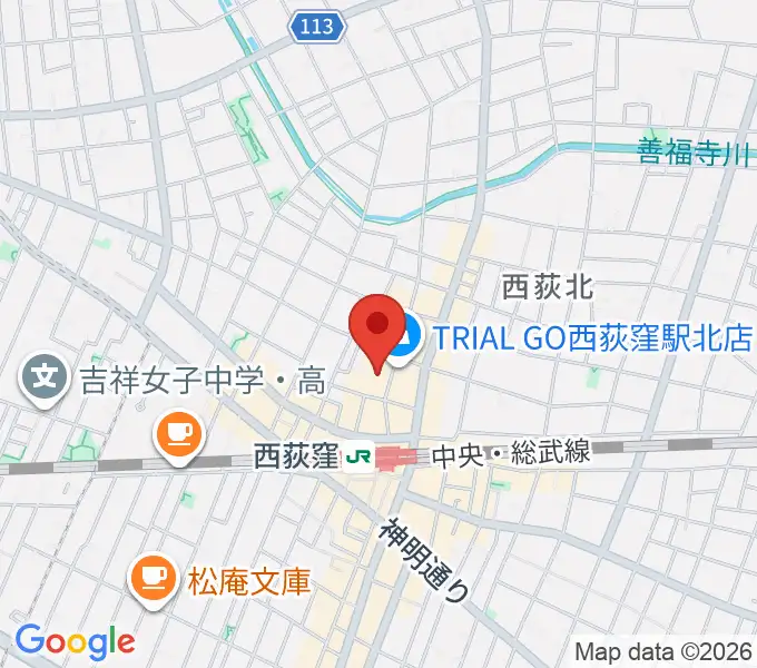 GUITARS MARKETの地図