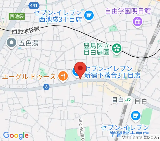 フルートパーク タニテックの地図