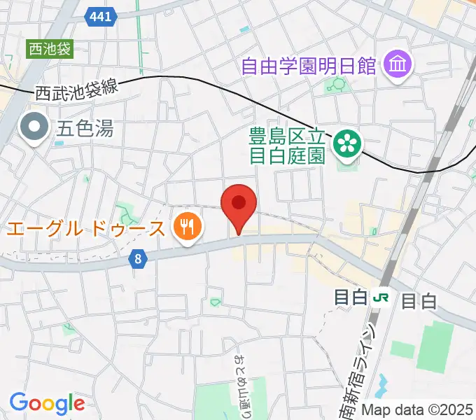 フルートパーク タニテックの地図