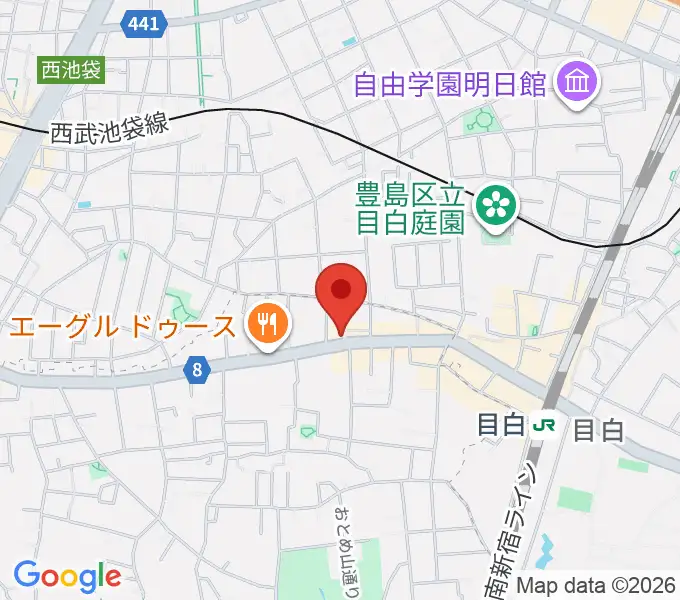 フルートパーク タニテックの地図