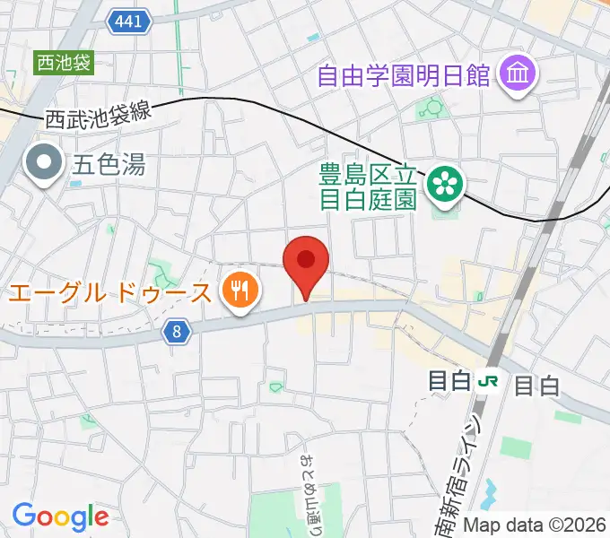 フルートパーク タニテックの地図