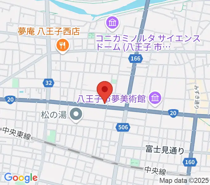 中之島流大正琴・大正琴広場の地図