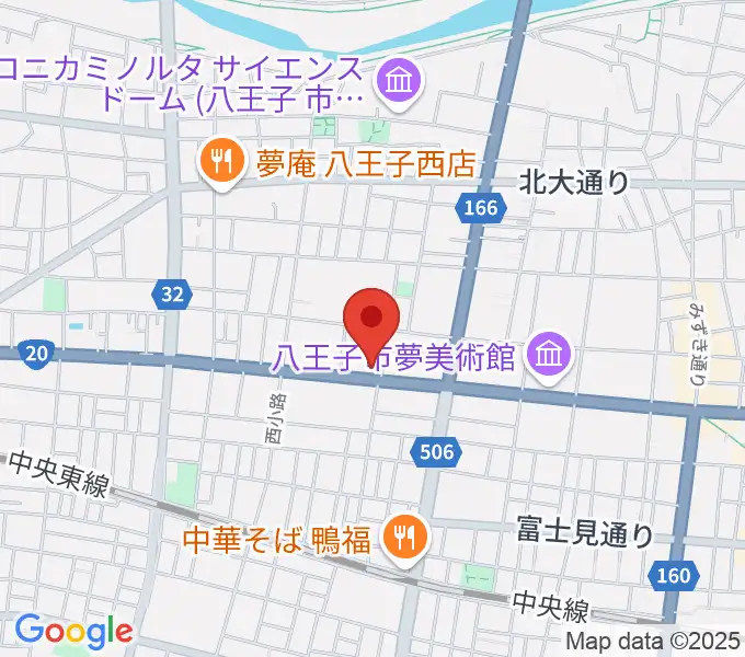 中之島流大正琴・大正琴広場の地図