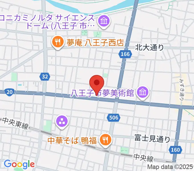 中之島流大正琴・大正琴広場の地図