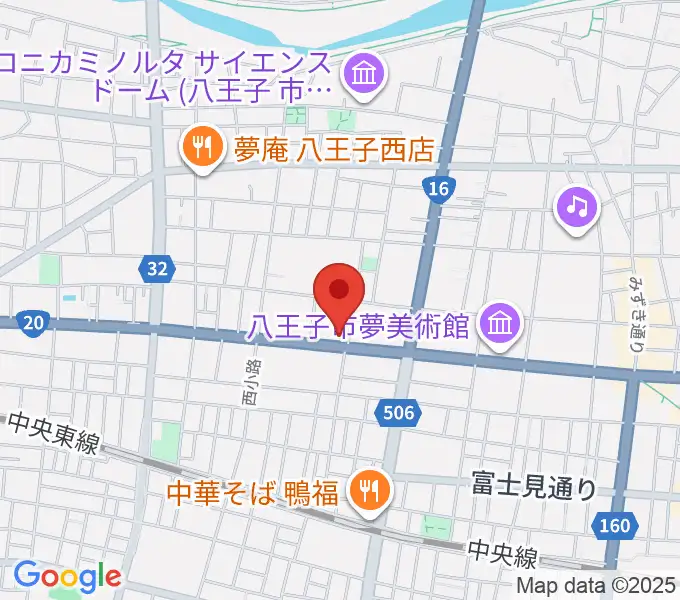 中之島流大正琴・大正琴広場の地図