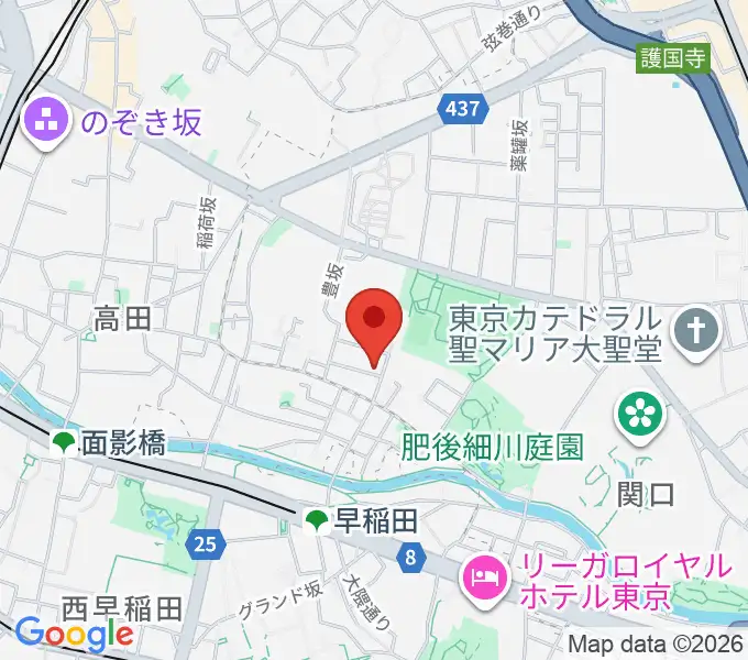 目白台 越智音楽教室の地図