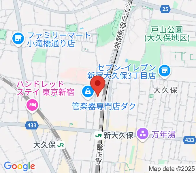 ダ・カーポ デビューの地図